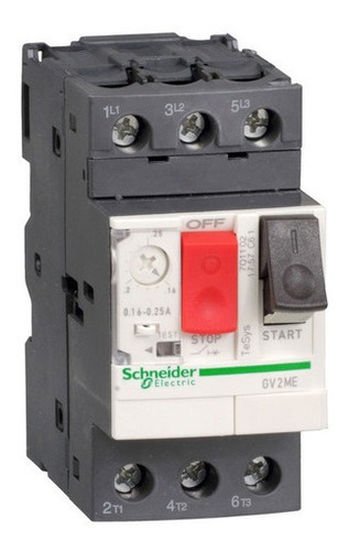 Guardamotor Termomagnético Tesys Gv2me10 3p Ac-3 440vca 4-6