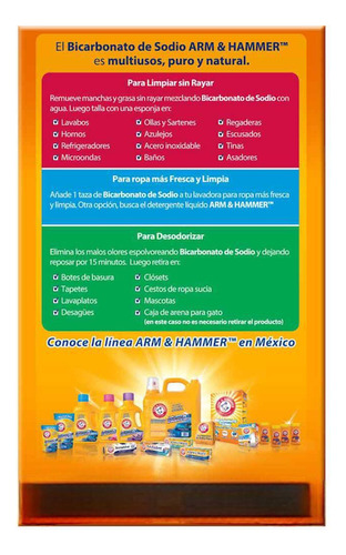 Bicarbonato De Sodio Multiusos Arm & Hammer 1.81kg