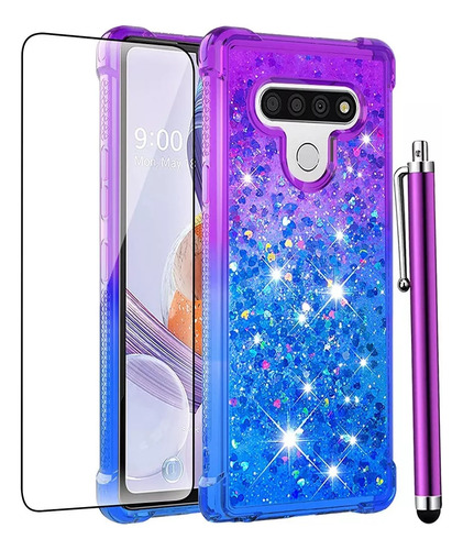 Para LG Stylo 6 Con Protector De Pantalla Templado