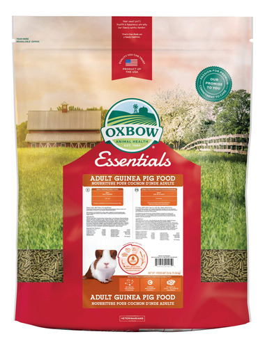 Oxbow Essentials - Alimento Para Cobayas, Pellets Naturales