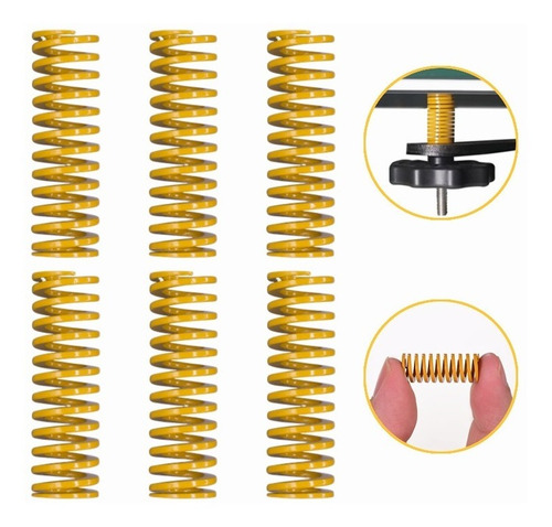 6 Resorte De Nivelación Cama Caliente Impresora 3d Ender 3v2