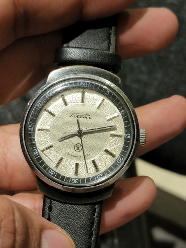 Vintage Antiguo Reloj Raketa Soviético Ussr Manual