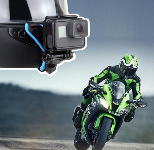 Soporte De Cámara Gopro Para Casco De Moto