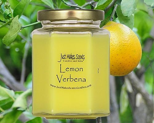Vela De Soya Mezclada Con Verbena De Limón.