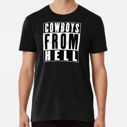 Remera Cowboys From Hell [look Gastado] Algodon Premium