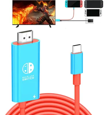 Cabo Adaptador Tipo C Hdmi 2m Tv Pc Nintendo Switch 1/2/oled
