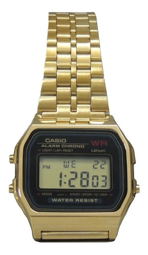 Relógio Casio Vintage - Modelo A159wgea-1df - Dourado Nota Fiscal E Garantia Oficial Casio