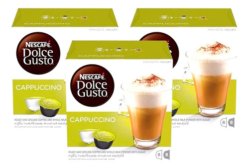 Pack Capsulas Dolce Gusto 3x2 Cappuccino Universo Binario