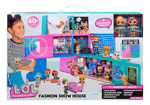 Lol Surprise Fashion Show House Casa 2 Muñecas 40 Accesorios