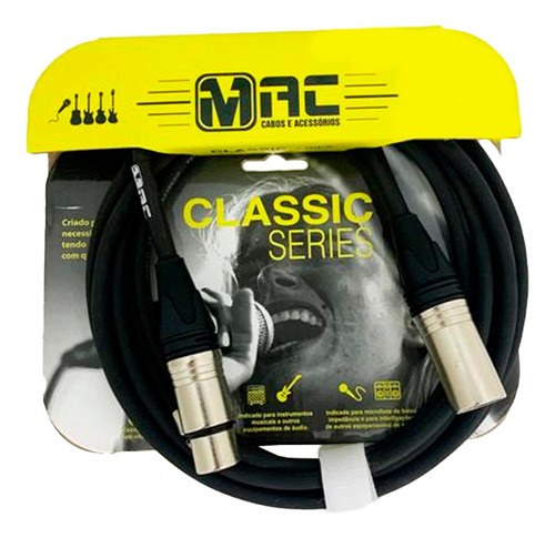 Cabo Balanceado Mac Classic 3,05m Xlr/xlr Mc10xb