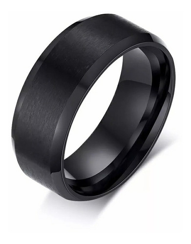 Anillo Black Space Acero Hombre Moda 2020