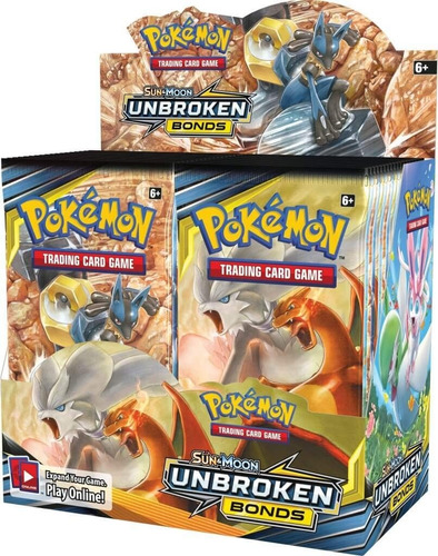 Caja De 36 Sobres Pokemon Unbroken Bonds - Booster Box