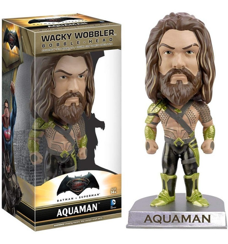 Muñeco Aquaman Funko Wacky Wobbler Batman Superman Cole Rdf1