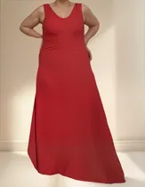 Comprar Vestido De Fiesta Talle Especial Grande Rojo Largo Madrina