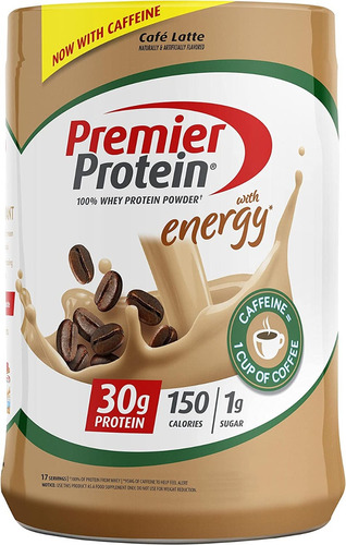 Proteina + Energía Café Latte Shake Malteada Cafe 17-porcion