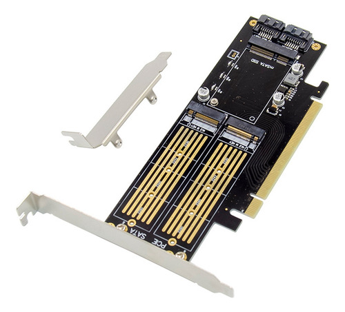 Tarjeta Adaptadora Ngff Y Msata Ssd, M.2 Nvme A Pcie/m.2 Ssd