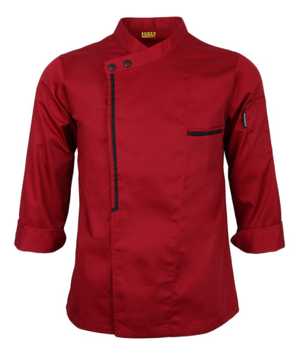 .. Hombre Uniforme Chef L Rojo