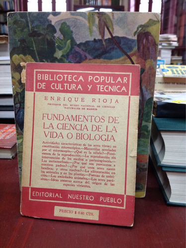 Fundamentos De La Ciencia De La Vida O Biologia