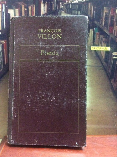 Poesía - François Villon.