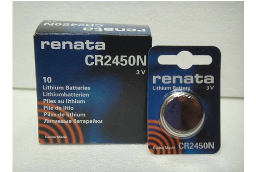 Bateria Litio Cr2450n De 3v. Nueva Cod6833 Asch