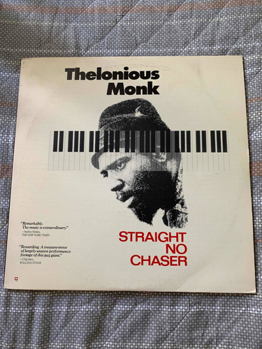 Laser Disc Ld Thelonious Monk Straight No Chaser Jazz