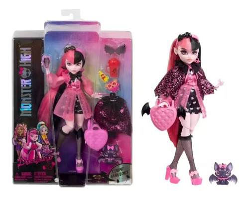 Boneca Monster High Draculaura Moda Basica G3