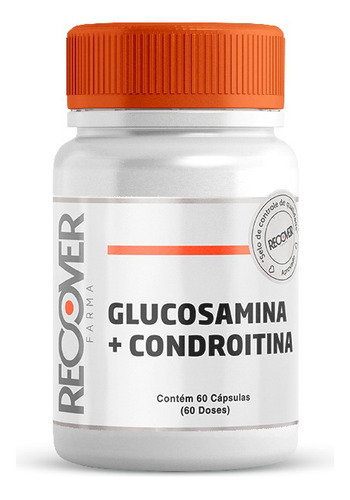 Glucosamina 250mg + Condroitina 200mg - 60 Cápsulas Sabor Without Flavor