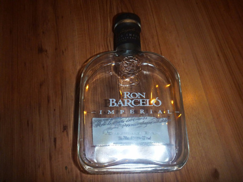 Botella Vacia De Ron Barcelo Imperial 750ml