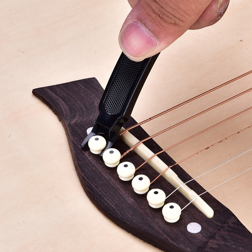 Juego De Herramientas Para Guitarra Bridge Pin Puller 3 En 1