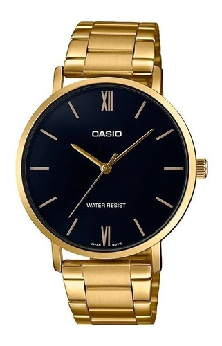 Reloj Casio Analogo Plano Para Dama Dorado Ltp-vt01g-1budf