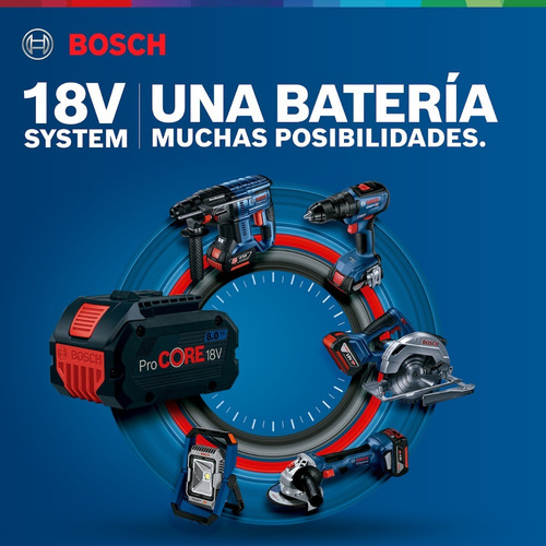 Imagen 6 de 9 de Aspiradora De Polvo Inalámbrico Bosch Gas 18v-1 Bare Tool