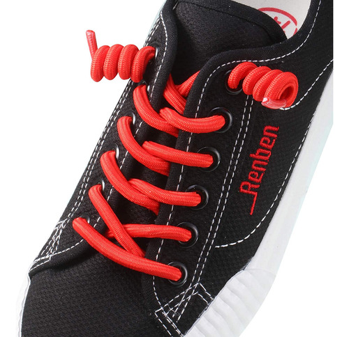 12 Pares De Cordones Elásticos Para Zapatos Sin Atar En Colo