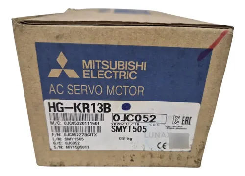 Servomotore Mitsubishi HG-KR13B Brushless AC Albero Dritto &ndash; Nuovo (Giappone)