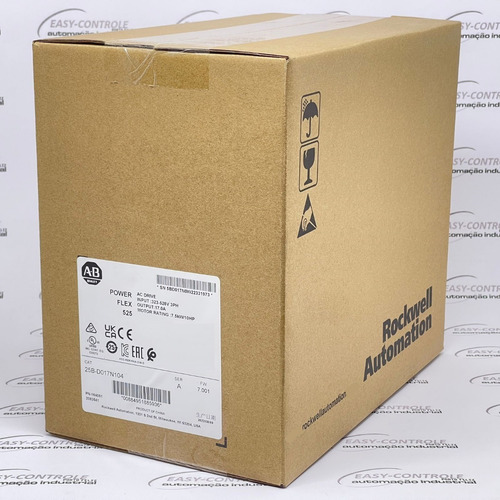 25b-d017n104 Inversor De Frequência Power Flex 525 10hp/480v