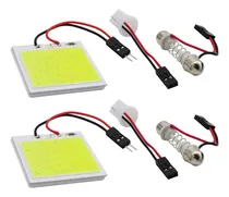 Comprar Placa Luz Interior Para Coche 24 Y 48 Leds Cob 2 Adaptadores