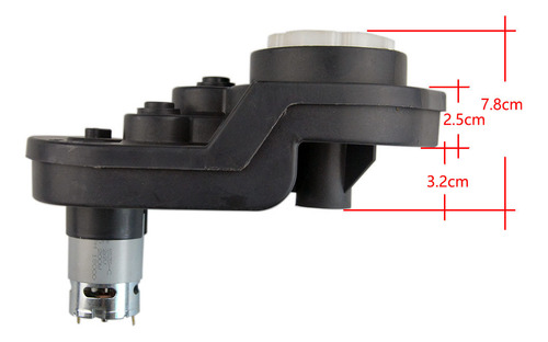 Caja De Cambios Con Motor Eléctrico Rs555 24v 18000rmp