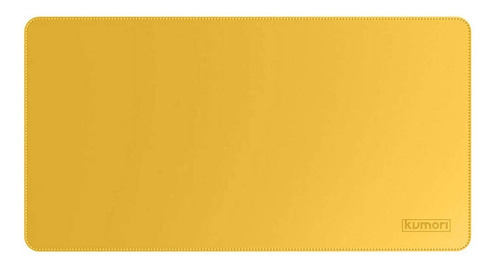 Kumori Deskmat (mousepad, Deskpad) 80x40 Home Office Cor Amarelo