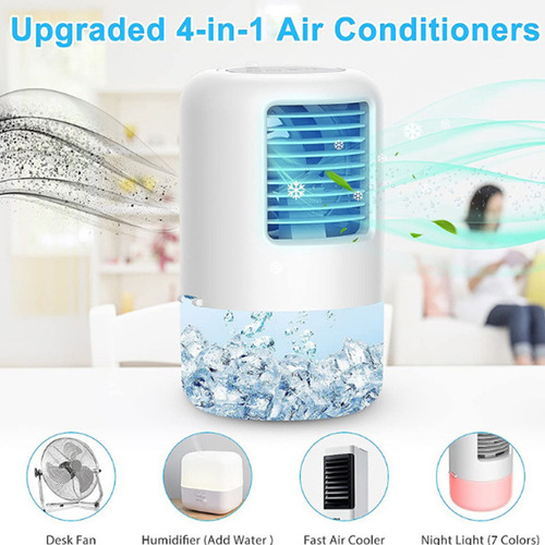 Mini Aire Acondicionado Portátil, Ventilador De Refrigeració