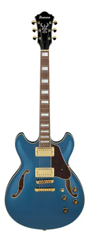 Ibanez As73g-pbm Artcore Guitarra Eléctrica Azul Metálico Orientación De La Mano Diestro