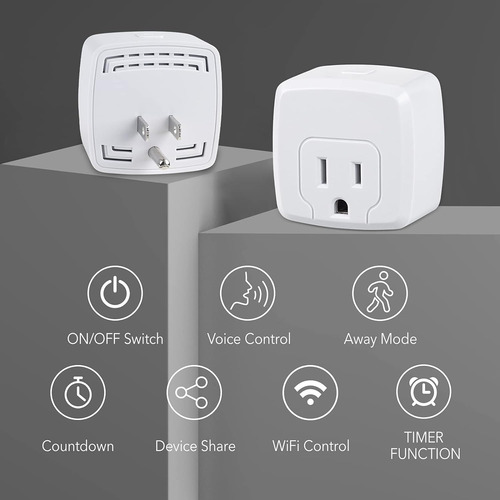 Enchufe Inteligente Hbn Mini 15a, Enchufe Inteligente Wifi Q