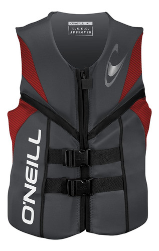 Chaleco Salvavidas Oneill Wetsuits, Grafito-rojo-negro, S