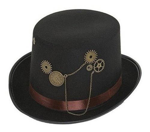 Sombrero De Copa Jacobson Felt Steampunk