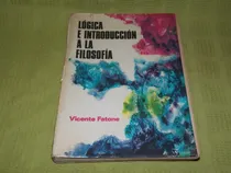Comprar Lógica E Introducción A La Filosofía - Vicente Fatone
