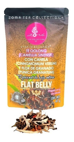 Té Oolong Zoma Tea Flat Belly Reduce Grasa Corporal 67 Gr