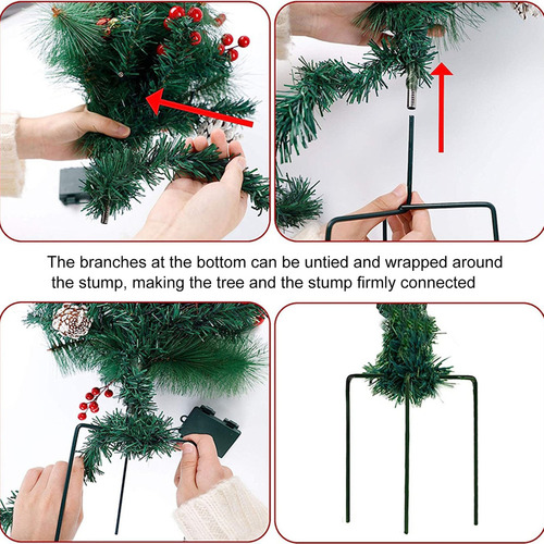 Luces Solares Para Árboles De Navidad Y Estacas De Jardín