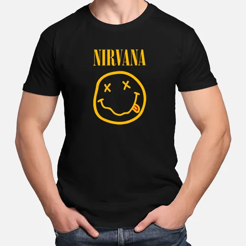 Camiseta Camisa Banda Nirvana Show De Rock 100% Algodão Md4
