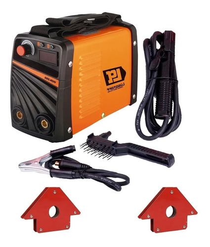 Kit Soldadora Lusqtoff Iron 250 Inverter +2 Escuadras 