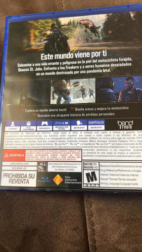 Ps4 Days Gone (Usado)