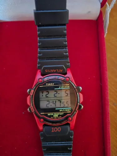 Relógio Timex Atlantis 100 Vermelho Masculino | MercadoLivre