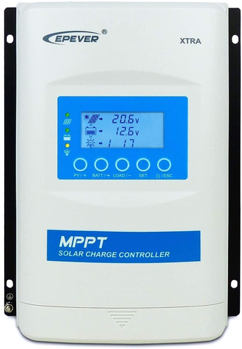 Controlador De Carga Solar Mppt 40a - 12/24/36/48v - Epever